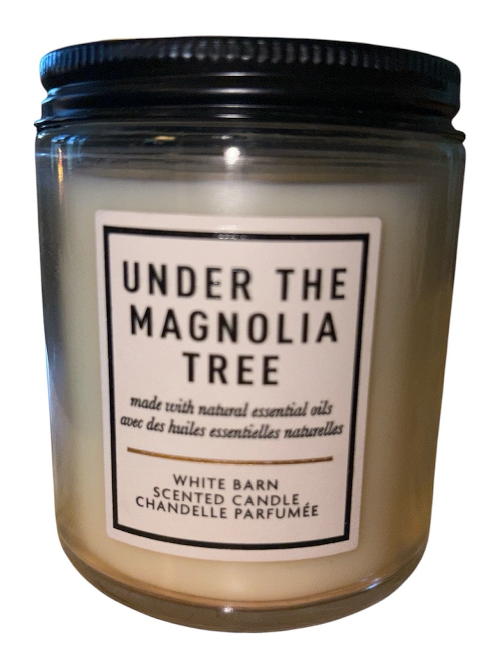 Bath & Body Works White Barn Under the Magnolia Tree Candle 7 oz single wick New - Picture 1 of 3